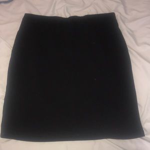 black skirt